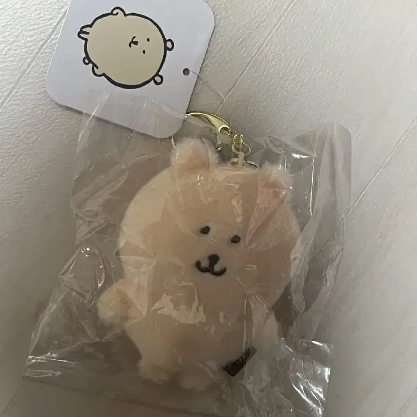 [BUNJANG] Nongdamgom Vanilla Color Keyring / 농담곰 바닐라 컬러 키링 (한국 한정)