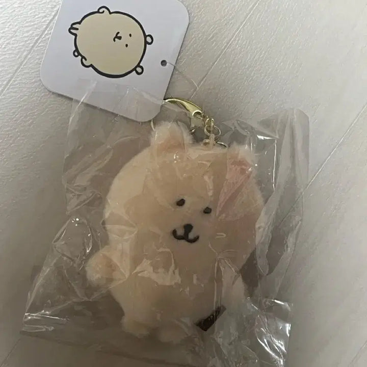 [BUNJANG] Nongdamgom Vanilla Color Keyring / 농담곰 바닐라 컬러 키링 (한국 한정)