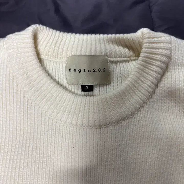 [BUNJANG] 202 Begin Ivory Knit / [2] 비긴 202 니트 아이보리