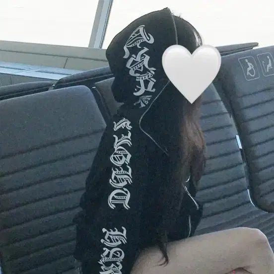 [SOLD OUT] 크롬하츠st 쉬인 후드집업 여름용 후드집업 블랙 검정색 고딕 레터링