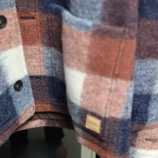 [BUNJANG] A.P.C. Check Wool Shirt Jacket / A.P.C. 체크 울 셔츠 자켓