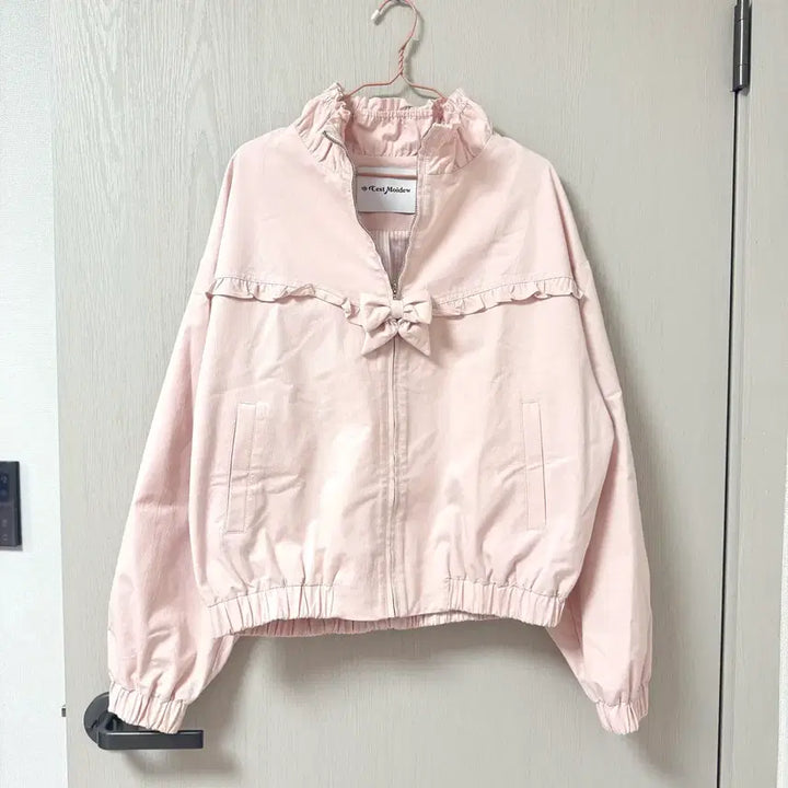 [BUNJANG] Ssemu Adieu Frill Ribbon Jacket / [새상품] 쎄무아듀 프릴 리본 자켓