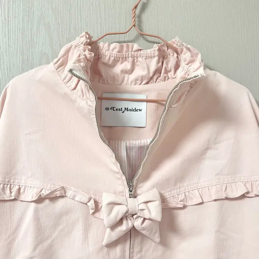 [BUNJANG] Ssemu Adieu Frill Ribbon Jacket / [새상품] 쎄무아듀 프릴 리본 자켓