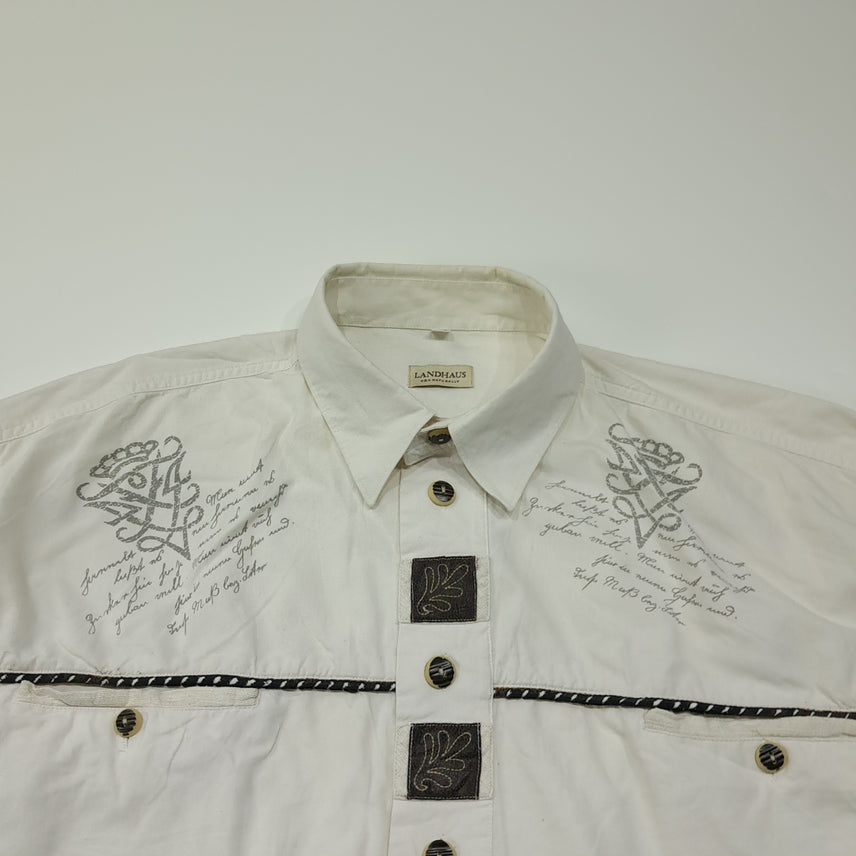 [BUNJANG] Landhaus 90s Bavarian Alpine Shirt / CL693 2XL 란트하우스 90s 독일 트라흐텐 바바리안 알펜 셔츠 남