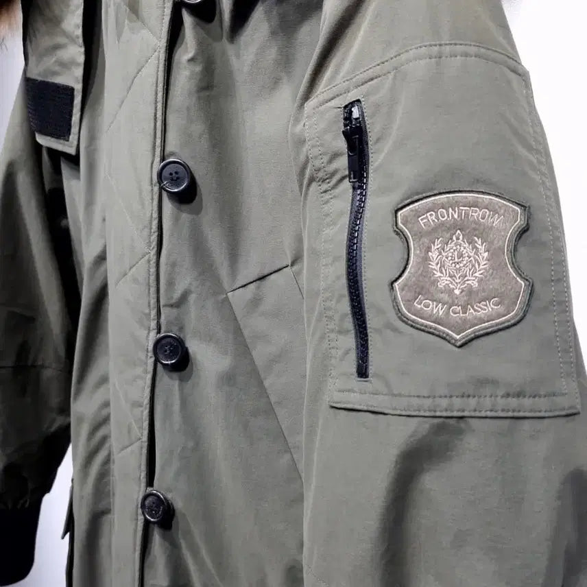 [BUNJANG] Frontrow x Low Classic Military Goose Down Parka / 프론트로우x로우클래식 밀리터리 구스다운 파카