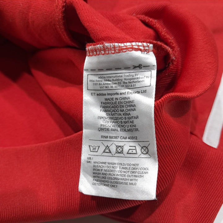 [BUNJANG] Adidas Originals Trefoil Red Jersey Jacket / CL696 L 아디다스 오리지널 00s 트레포일 레드 저지 자켓 집업