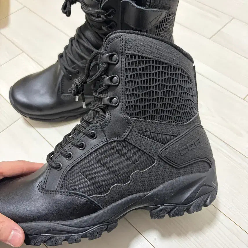 [SOLD OUT] CQR 검정색 택티컬 워커 부츠 265mm