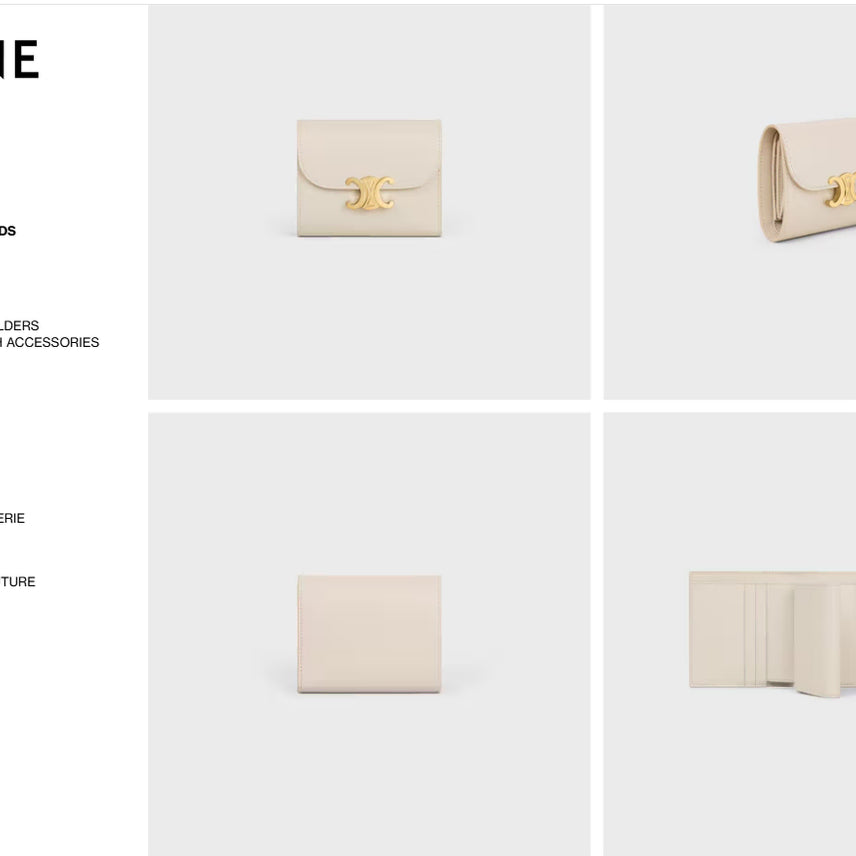 [BUNJANG] Celine Triomphe Small Flap Wallet / 셀린느 트리옹프 반지갑 젠테