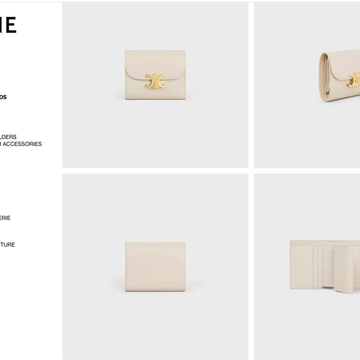 [BUNJANG] Celine Triomphe Small Flap Wallet / 셀린느 트리옹프 반지갑 젠테