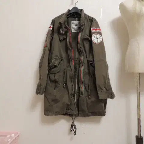 [BUNJANG] Stylish Khaki Field Jacket / 너무너무 스탈리시한 야상 / 다른 피드에 사진 더 있어요