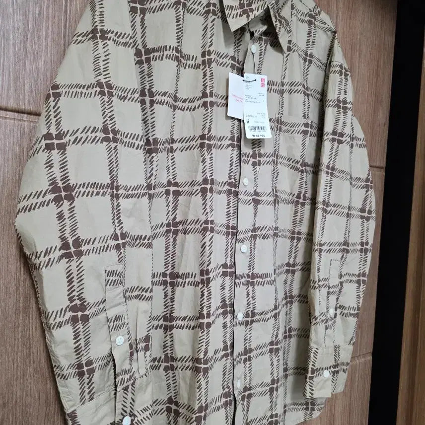 [SOLD OUT] [새제품] 유니클로 x 마르니 오버사이즈 프린트 셔츠 M