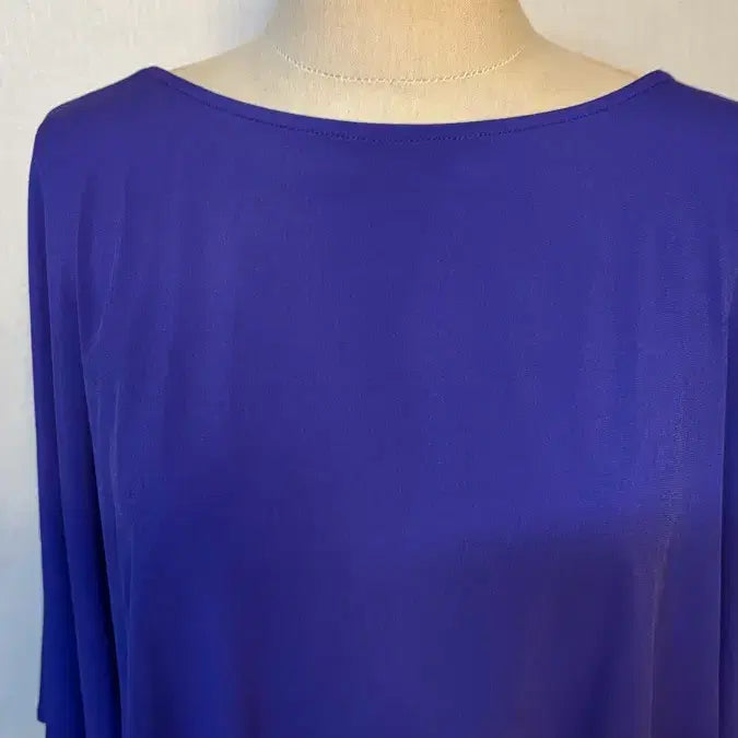 [BUNJANG] Purple Pleated Long Dress / 퍼플 플리츠 원피스 등플러팅 맥저지원단