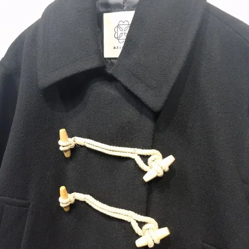 [BUNJANG] a.t.corner Double Toggle Short Coat Black / 앳코너(a.t.corner)더블 토글 숏 코트 블랙