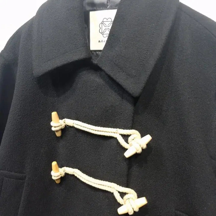 [BUNJANG] a.t.corner Double Toggle Short Coat Black / 앳코너(a.t.corner)더블 토글 숏 코트 블랙