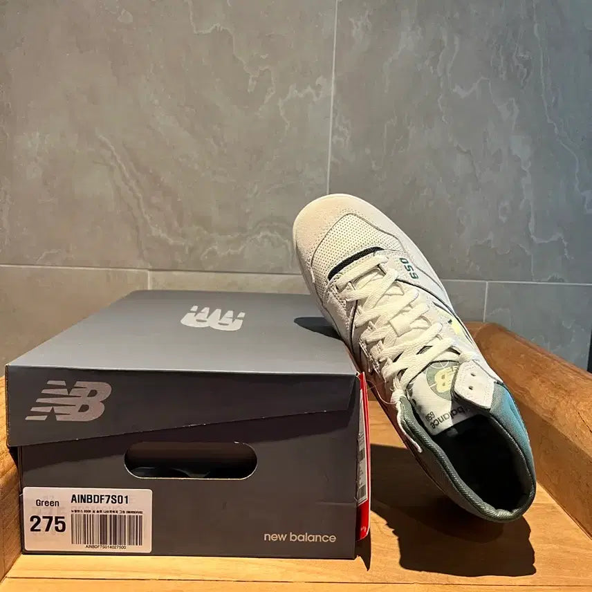 [BUNJANG] New Balance 650 White/Green Sneakers / 뉴발란스 650 흰/녹 스니커즈 270,275