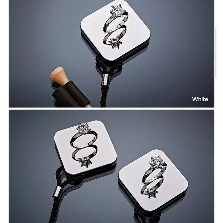 [BUNJANG] VERTINI Diamond Ring Golf Tee Holder White Gold / VERTINI 다이아몬드 반지 골프 티 홀더 화이트 골드 새제품