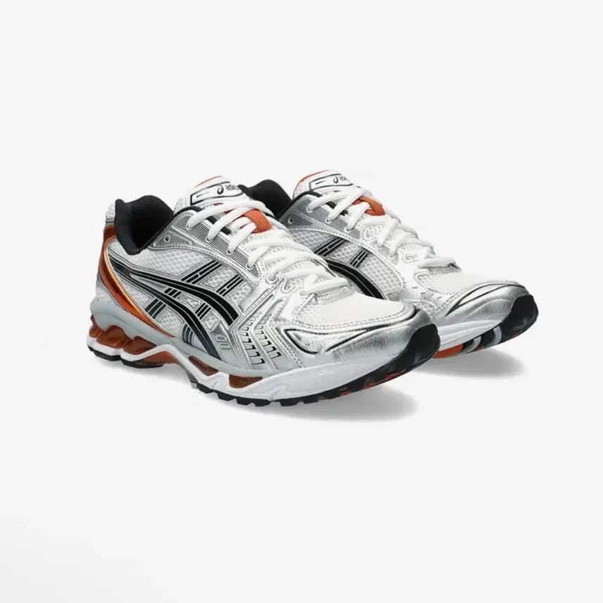 [BUNJANG] Asics Gel-Kayano 14 White Picante Orange Sneakers / 아식스 젤-카야노 14 화이트 피컨트 오렌지 240