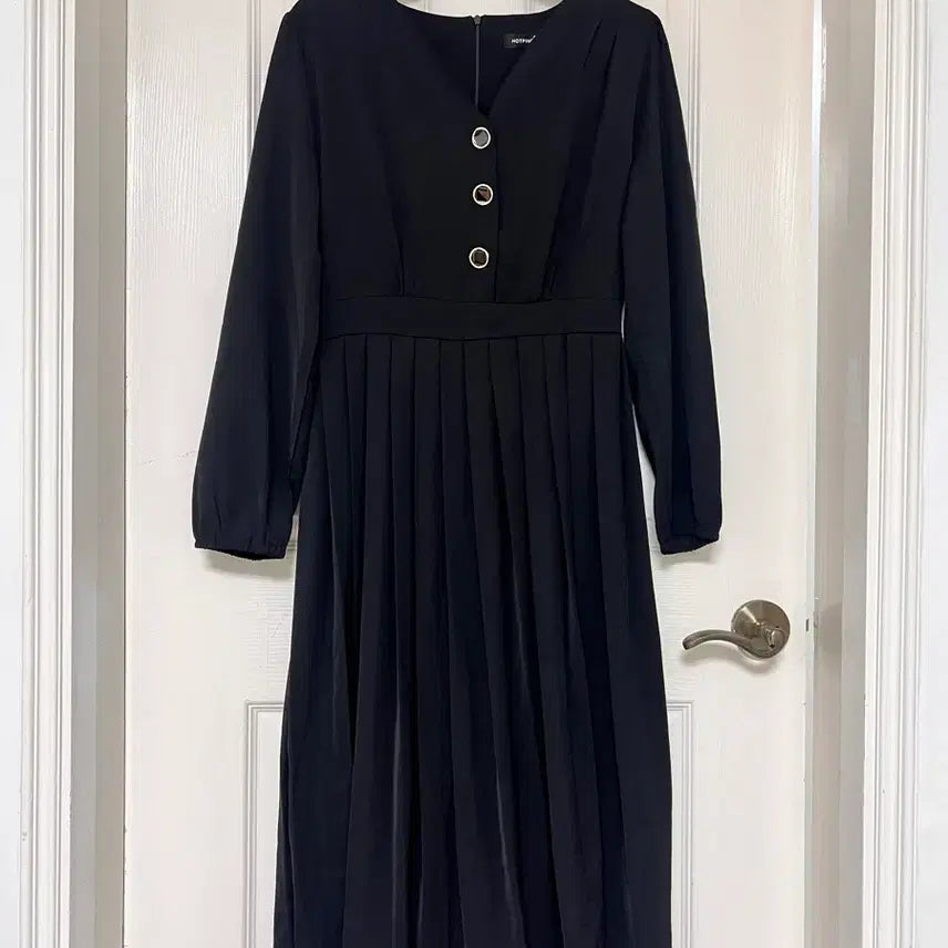 [BUNJANG] Hotping Black Long Dress / 핫핑 블랙 롱 원피스