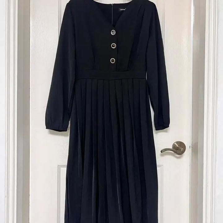 [BUNJANG] Hotping Black Long Dress / 핫핑 블랙 롱 원피스