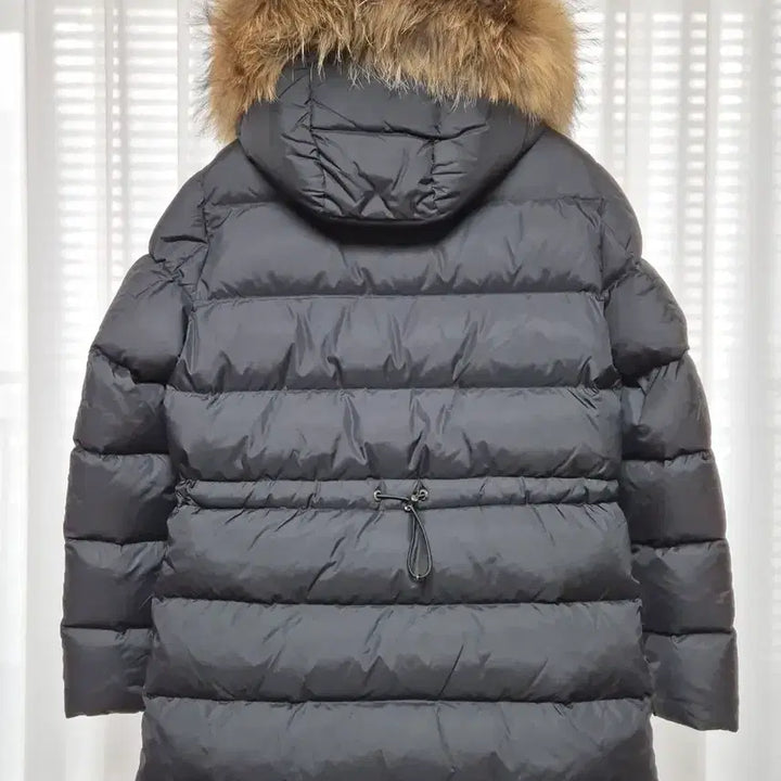 [BUNJANG] Natural Fox Fur Duck Down Padded Jacket / 천연 폭스퍼 덕다운 패딩