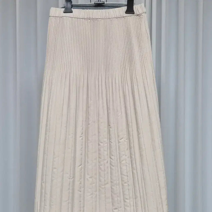 [BUNJANG] Quilted Pleated Banned Skirt / 여성 퀼팅 플리츠 밴딩 스커트