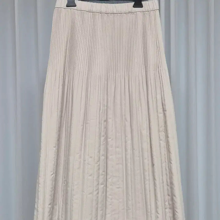 [BUNJANG] Quilted Pleated Banned Skirt / 여성 퀼팅 플리츠 밴딩 스커트