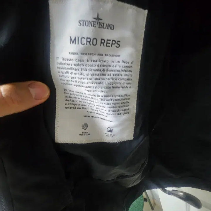 [BUNJANG] Stone Island Micro Reps Mac Coat Black / [가격포기] 스톤아일랜드 마이크로렙스 맥코트 블랙