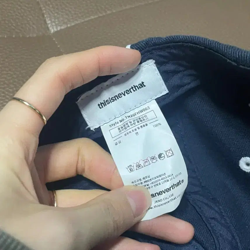 [BUNJANG] thisisneverthat TSNVT Ball Cap Navy / 디스이즈네버댓 TSNVT 볼캡 네이비