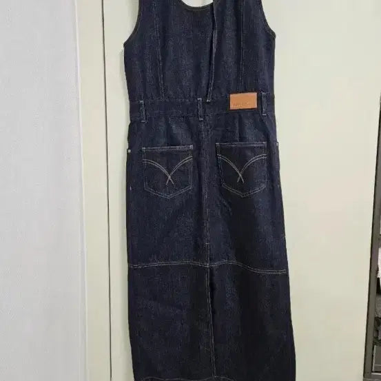 [BUNJANG] Lucky Chouette Denim Dress / 럭키슈에뜨데님원피스. 새거