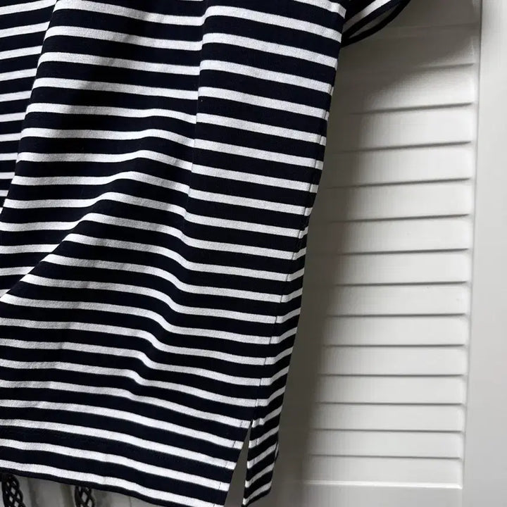 [BUNJANG] Juunj Boat Neck Striped Border T-shirt / 준지 juunj / 준지 보트넥 스트라이프 보더티 티셔츠