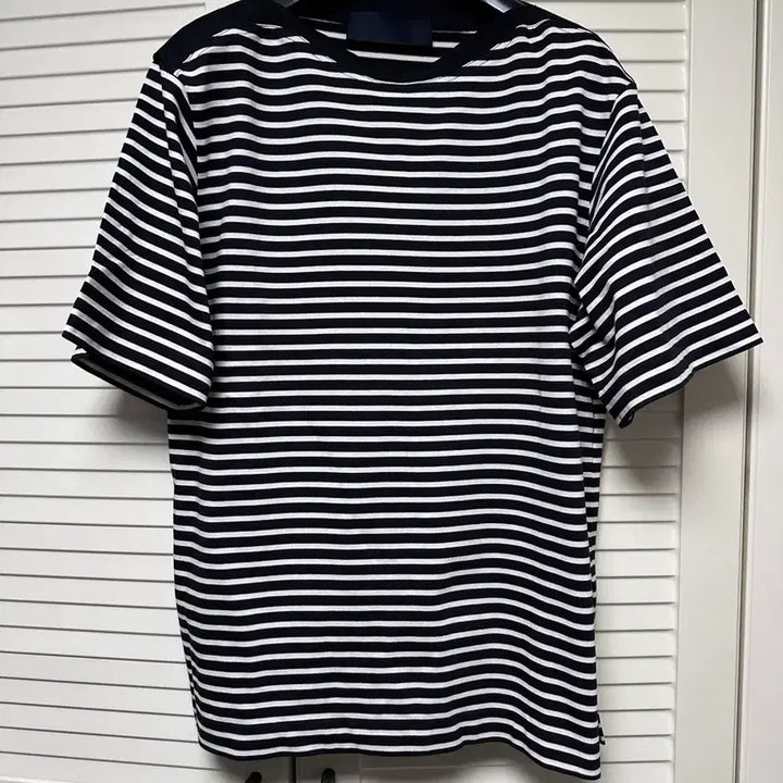 [BUNJANG] Juunj Boat Neck Striped Border T-shirt / 준지 juunj / 준지 보트넥 스트라이프 보더티 티셔츠
