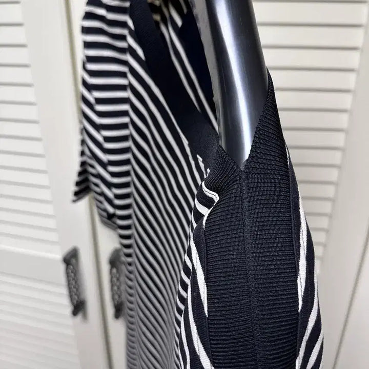 [BUNJANG] Juunj Boat Neck Striped Border T-shirt / 준지 juunj / 준지 보트넥 스트라이프 보더티 티셔츠