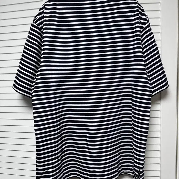 [BUNJANG] Juunj Boat Neck Striped Border T-shirt / 준지 juunj / 준지 보트넥 스트라이프 보더티 티셔츠