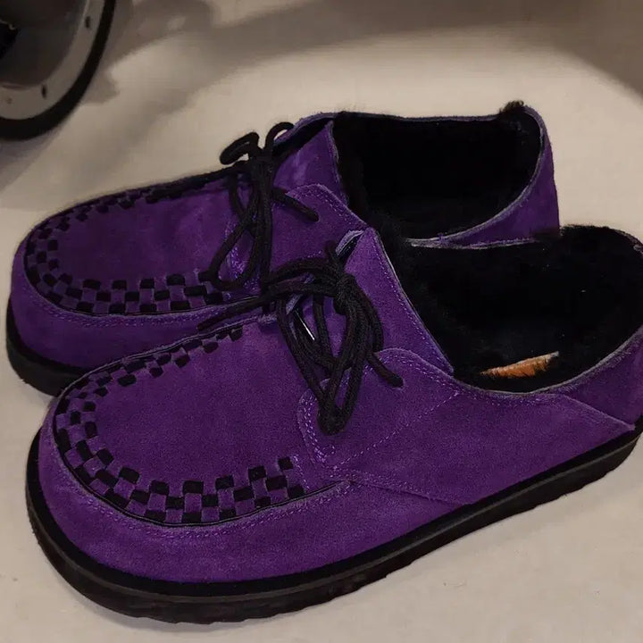 [BUNJANG] Romantic Move Bowie Winter Shoes (Purple Suede) / [270] 로맨틱무브 보위 윈터 슈즈 R24U001 (퍼플 스웨이드)