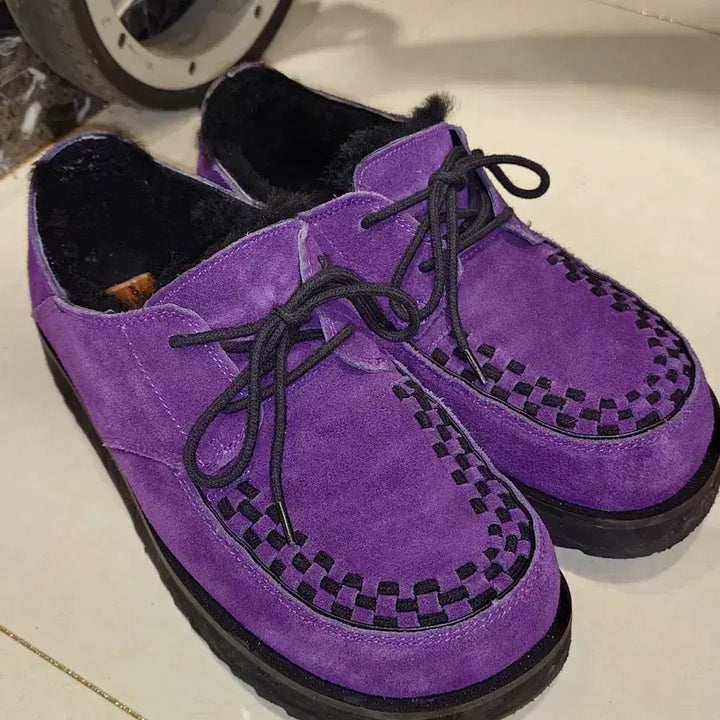 [BUNJANG] Romantic Move Bowie Winter Shoes (Purple Suede) / [270] 로맨틱무브 보위 윈터 슈즈 R24U001 (퍼플 스웨이드)