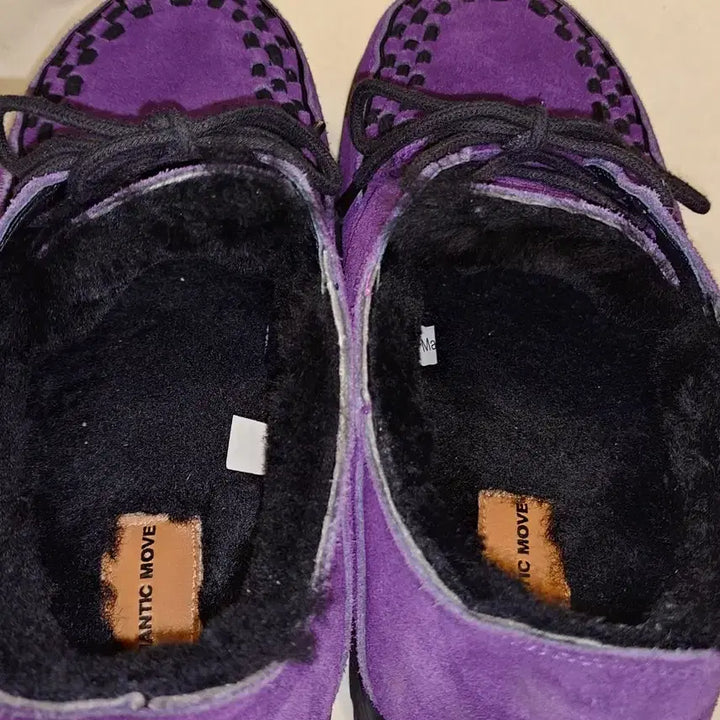 [BUNJANG] Romantic Move Bowie Winter Shoes (Purple Suede) / [270] 로맨틱무브 보위 윈터 슈즈 R24U001 (퍼플 스웨이드)