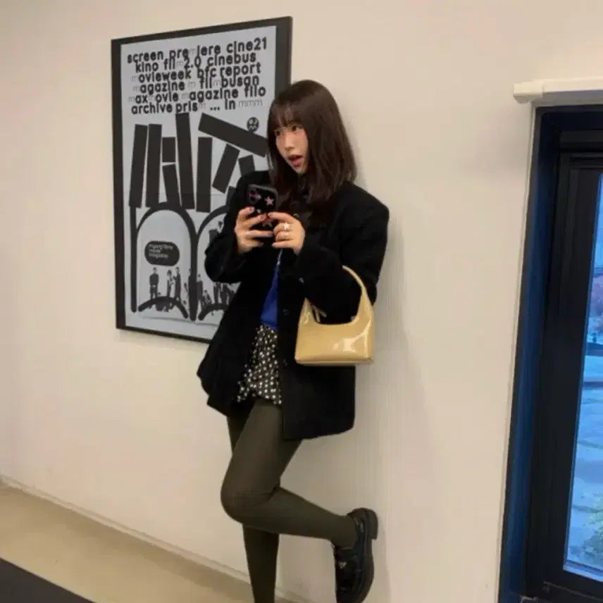 [BUNJANG] K.Club Belle Premium Wool Tweed Half Jacket / 케이클럽 벨르 프리미엄 울 트위드 하프 자켓s