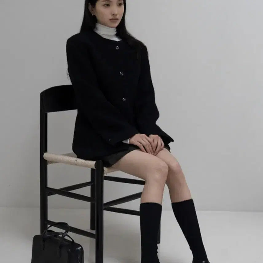 [BUNJANG] K.Club Belle Premium Wool Tweed Half Jacket / 케이클럽 벨르 프리미엄 울 트위드 하프 자켓s