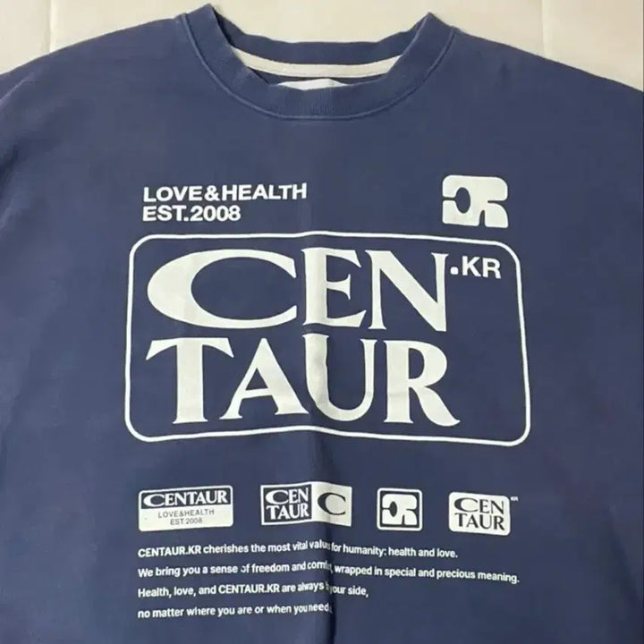 [BUNJANG] CENTAUR ALL ABOUT Navy Sweatshirt M / CENTAUR ALL ABOUT 맨투맨 네이비 M