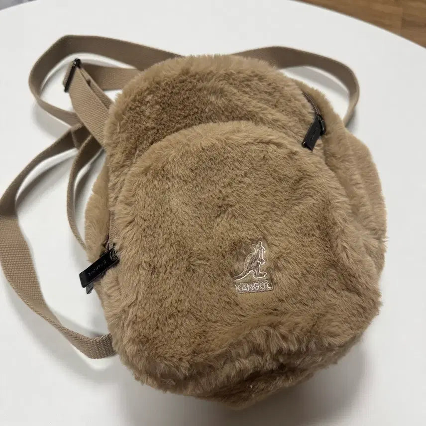[SOLD OUT] [새상품] 캉골 뽀글이 백팩 브라운