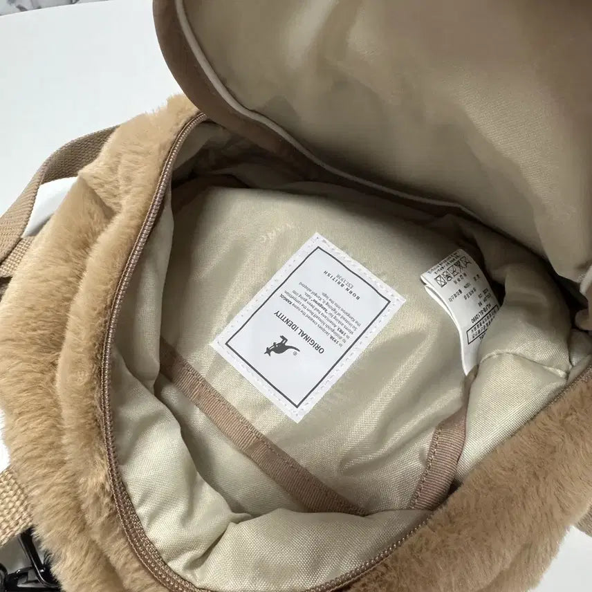 [SOLD OUT] [새상품] 캉골 뽀글이 백팩 브라운