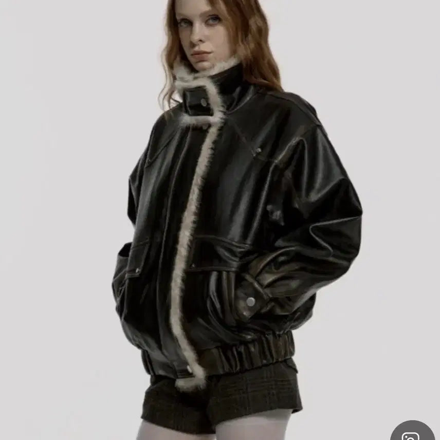 [BUNJANG] Rough Neck Mustang Jacket / 러프넥 무스탕