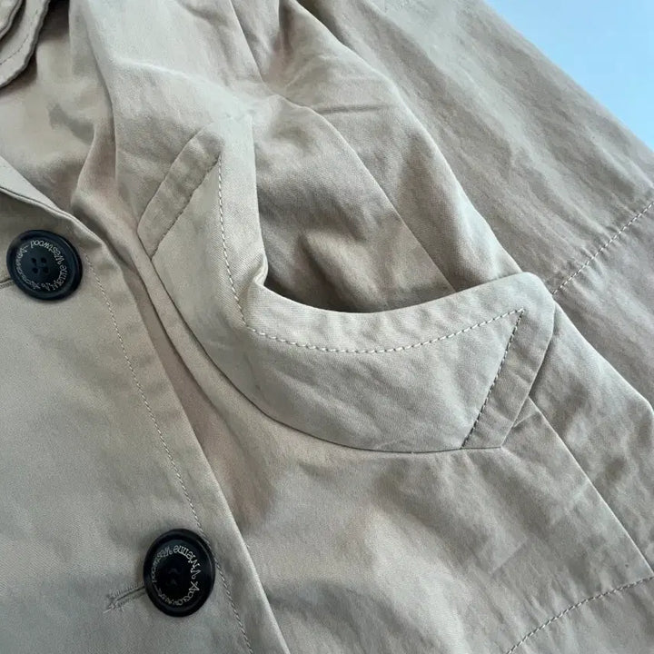 [BUNJANG] Vivienne Westwood Half Trench Coat / [정품] 비비안웨스트우드 국내 생산 하프 트렌치코트