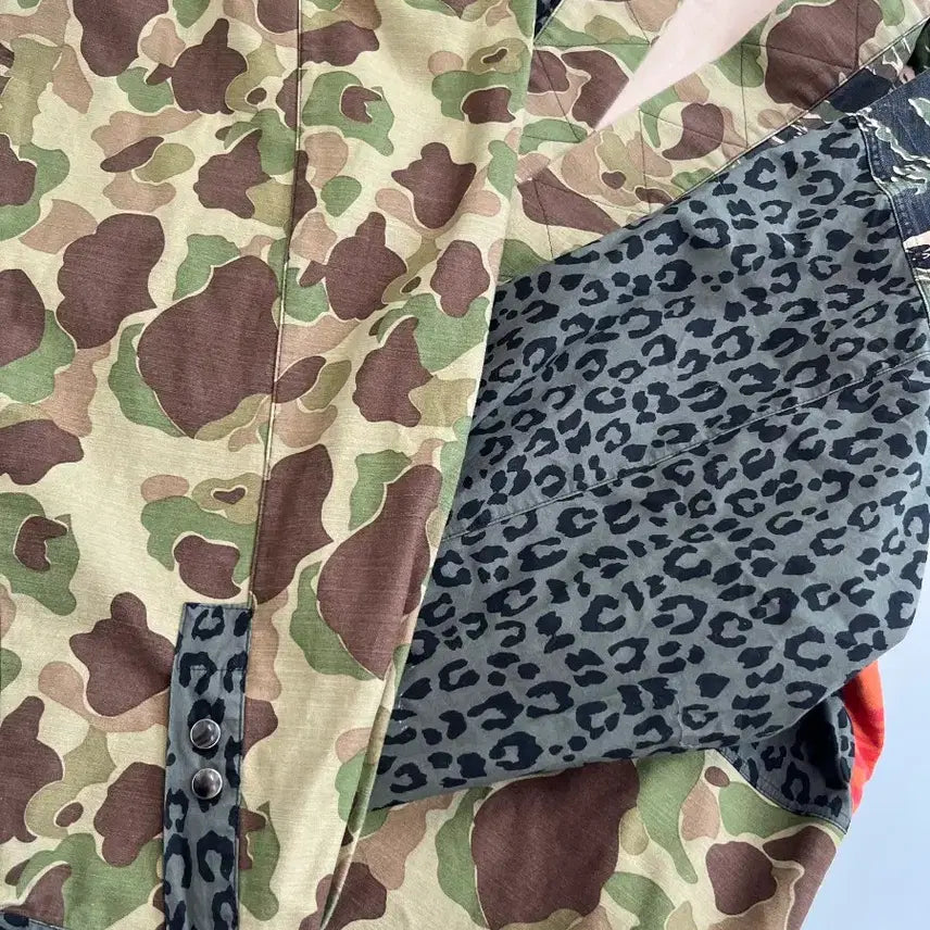 [BUNJANG] [정품] 팜엔젤스 카모 패치워크 오픈 프론트 셔츠 / [정품] 팜엔젤스 카모 패치워크 오픈 프론트 셔츠