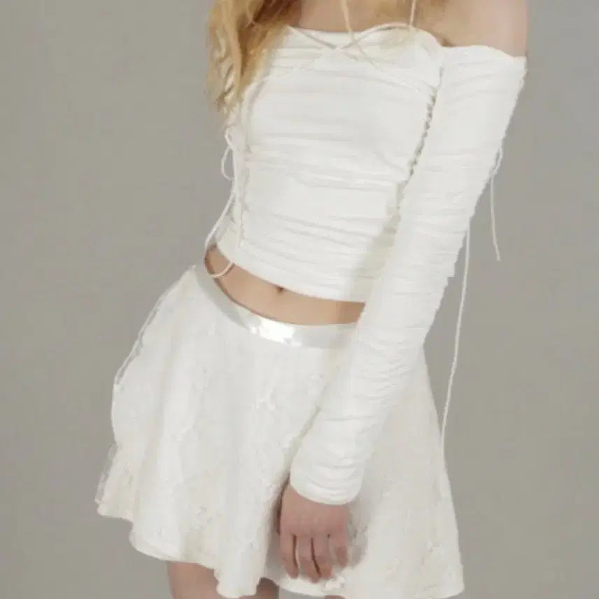 [BUNJANG] Dry Rose Bouquet Ballet Skirt / 드라이로즈 부케 발레 스커트