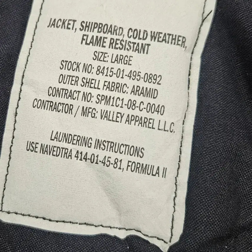 [BUNJANG] US Navy Shipboard Parka, Large, 103 / [최종할인/배포]오리지널 미해군 쉽보드 LARGE 103