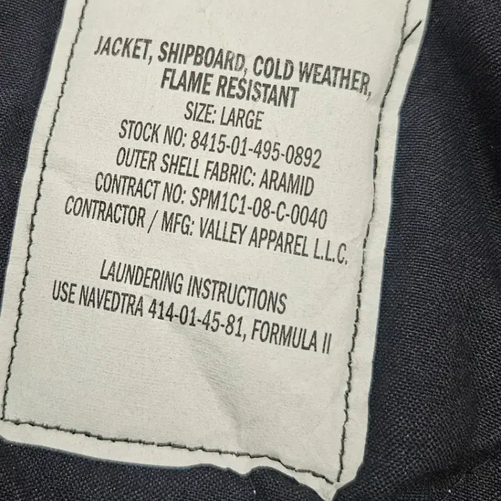 [BUNJANG] US Navy Shipboard Parka, Large, 103 / [최종할인/배포]오리지널 미해군 쉽보드 LARGE 103