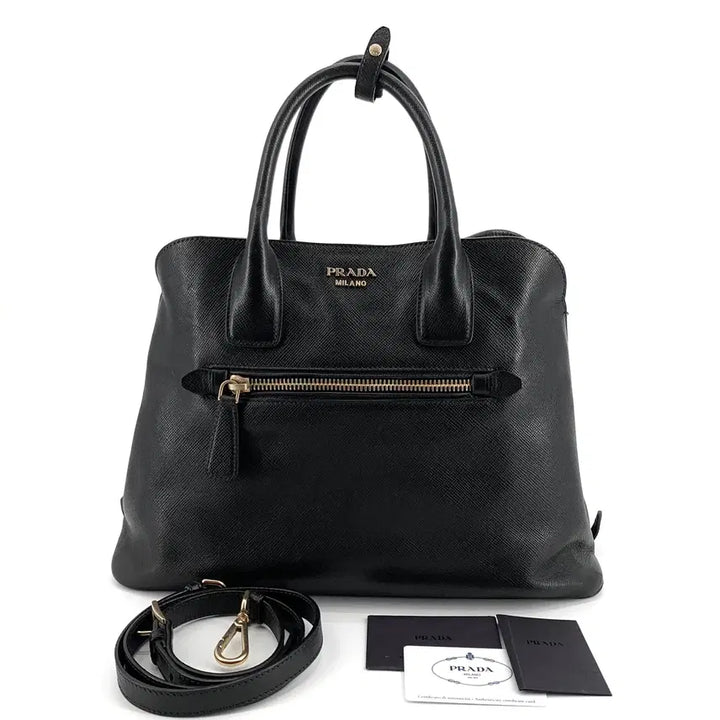 [BUNJANG] Prada Saffiano Leather Tote/Shoulder Bag BN2554 / *백화점판* 프라다 사피아노 토트백 겸 숄더백 BN2554