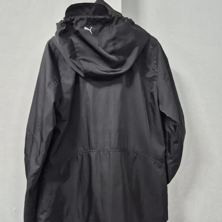 [BUNJANG] Puma Black Windbreaker Hooded Zip-up Jacket / 푸마 블랙 바람막이 후드집업