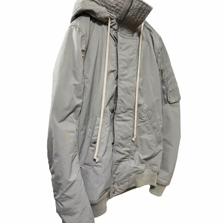 [BUNJANG] Rick Owens Darkshadow 17FW Hooded Bomber Jacket / [S급/백화점정품] 릭오웬스 다크쉐도우 17FW 후드 봄버)